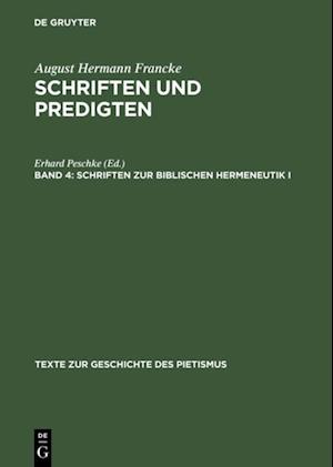 Schriften zur biblischen Hermeneutik I