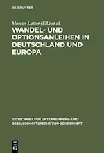 Wandel- und Optionsanleihen in Deutschland und Europa