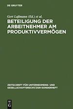 Beteiligung der Arbeitnehmer am Produktivvermögen