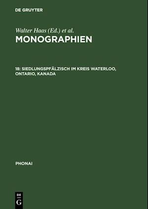 Siedlungspfälzisch im Kreis Waterloo, Ontario, Kanada