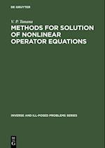 Methods for Solution of Nonlinear Operator Equations