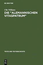 Die " Alemannischen Vitaspatrum "