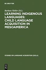 Learning Indigenous Languages: Child Language Acquisition in Mesoamerica