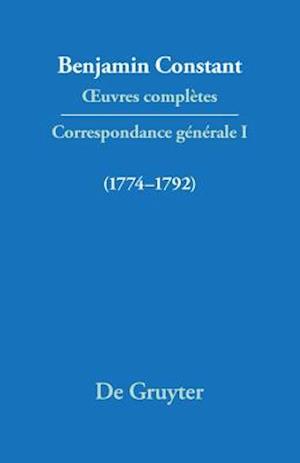 Correspondance 1774–1792