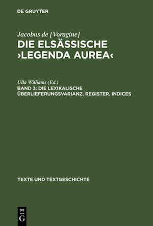 Die lexikalische Überlieferungsvarianz. Register. Indices