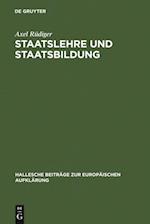 Staatslehre und Staatsbildung