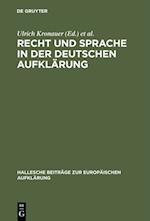 Recht und Sprache in der deutschen Aufklärung