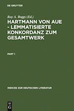 Hartmann von Aue – Lemmatisierte Konkordanz zum Gesamtwerk