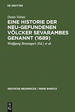 Eine Historie der Neu-gefundenen Völcker Sevarambes genannt (1689)