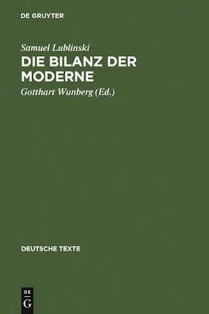 Die Bilanz der Moderne