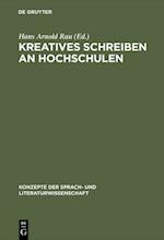 Kreatives Schreiben an Hochschulen