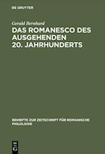 Das Romanesco des ausgehenden 20. Jahrhunderts