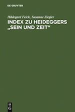 Index zu Heideggers "Sein und Zeit"