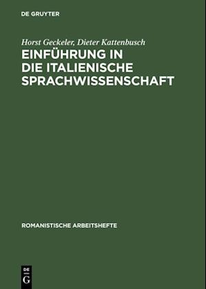 Einführung in die italienische Sprachwissenschaft