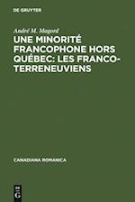 Une minorité francophone hors Québec: Les Franco-Terreneuviens