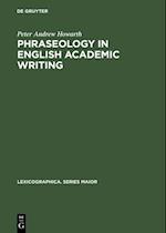 Phraseology in English Academic Writing