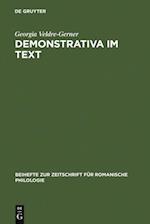 Demonstrativa im Text