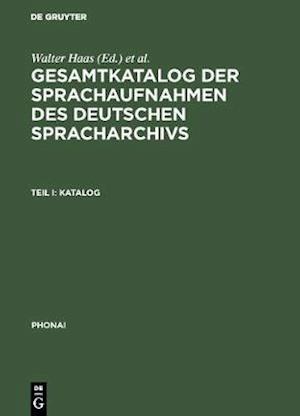 Gesamtkatalog der Sprachaufnahmen des Deutschen Spracharchivs