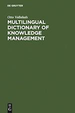 Multilingual Dictionary of Knowledge Management