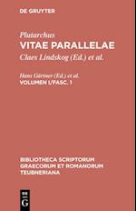 Plutarchus: Vitae parallelae. Volumen I/Fasc. 1