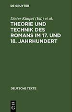 Theorie und Technik des Romans im 17. und 18. Jahrhundert