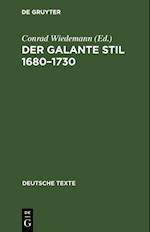 Der galante Stil 1680–1730
