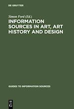 Information Sources in Art, Art History and Design