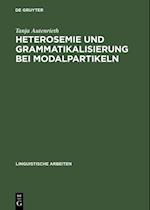 Heterosemie und Grammatikalisierung bei Modalpartikeln