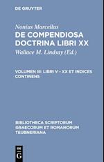 Libri V - XX et indices continens