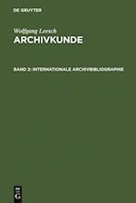 Internationale Archivbibliographie