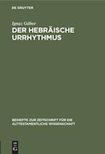 Der hebräische Urrhythmus