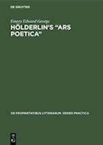 Hölderlin's "Ars poetica"