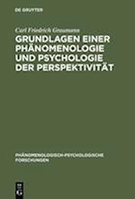 Grundlagen einer Phänomenologie und Psychologie der Perspektivität