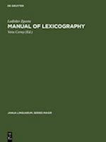 Manual of lexicography