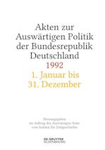 Akten Zur Auswärtigen Politik Der Bundesrepublik Deutschland 1992