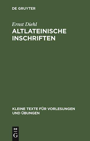 Altlateinische Inschriften