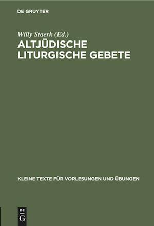 Altjüdische liturgische Gebete