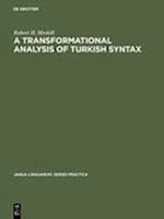 A transformational analysis of Turkish syntax