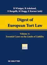 Essential Cases on the Limits of Liability