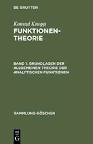 Grundlagen Der Allgemeinen Theorie Der Analytischen Funktionen