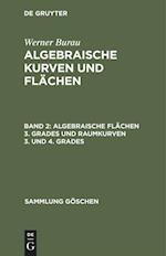 Algebraische Flächen 3. Grades und Raumkurven 3. und 4. Grades