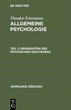 Grundarten des psychischen Geschehens