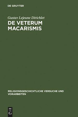 De veterum macarismis