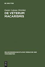 De veterum macarismis