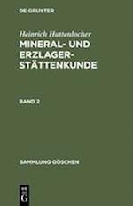 Sammlung Göschen Mineral- und Erzlagerstättenkunde