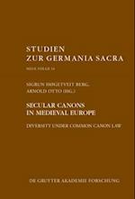 Secular Canons in Medieval Europe