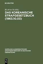 Das koreanische Strafgesetzbuch (1963.10.03)