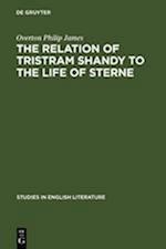 The relation of Tristram Shandy to the life of Sterne