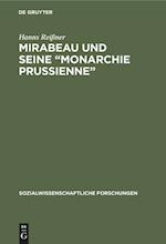 Mirabeau und seine "Monarchie Prussienne"