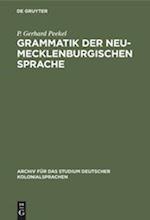 Grammatik Der Neu-Mecklenburgischen Sprache